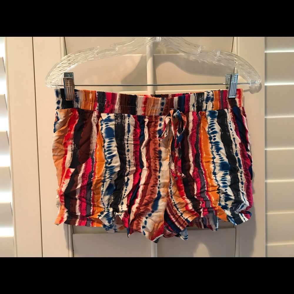 Multi colored soft shorts